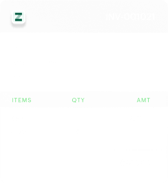 Preview of an invoice | Zoho Billing