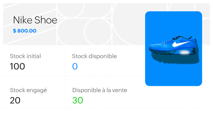 Capacités de gestion et de suivi de l’inventaire de Zoho Books